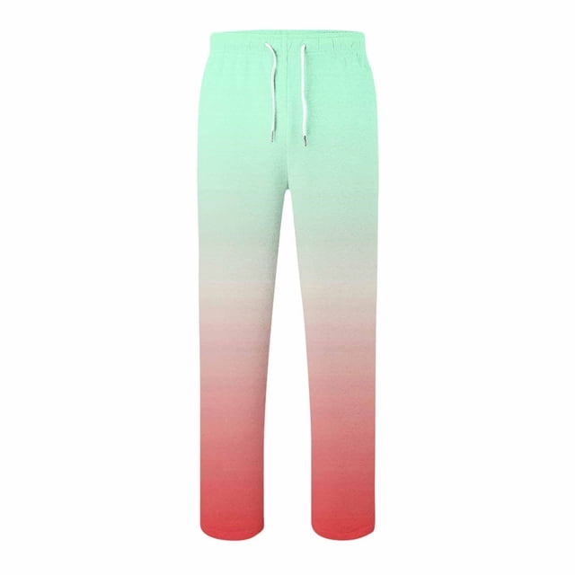Girls Casual Tapered Pants Set for Everyday Wear with Gradient Color Transition in Kids Clothing Line