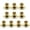 Golden, variant on Small Bells Jingle Bells Vintage Bells for Hanging Christmas Wind Chimes Making Dog Training Doorbell Wedding Decor, 20PCS