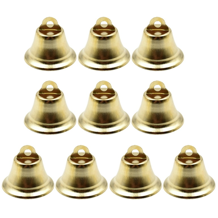 2CM Small Bells For Crafts Mini Jingle Bells Gold Silver Pet Hanging Metal  Bell Wedding Christmas