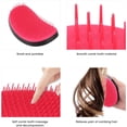 thumbnail image 3 of Cepillo para Desenredar el Cabello: Peine Profesional con Diseño Portátil para el Peinado del Cabello Rizado (Negro), 3 of 4