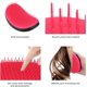 thumbnail image 3 of Cepillo para Desenredar el Cabello: Peine Profesional con Diseño Portátil para el Peinado del Cabello Rizado (Negro), 3 of 4