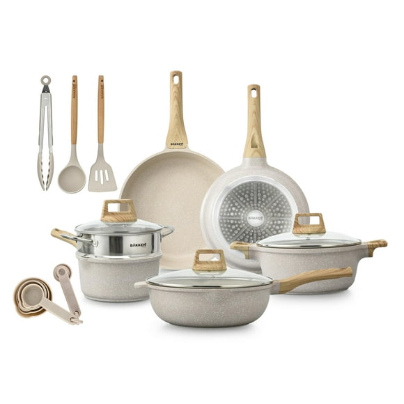 Juego de utensilios de cocina Bakken-Swiss Granite Antiadher