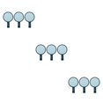 thumbnail image 3 of Ounissouiy Colgador de 3 piezas Gancho de servicio pesado autoadhesivo giratorio de 360 grados Type1 NO1, 3 of 6