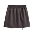 thumbnail image 4 of Mgmyaa Women's Cargo Skirts Summer Mini Skirt Elastic Waist Short Skirt, 4 of 7