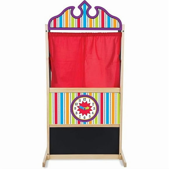 Melissa & Doug Deluxe Puppet Theater - Sturdy Wooden Construction