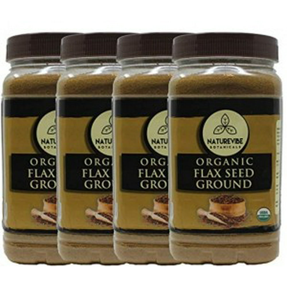 Naturevibe Botanicals Organic Flax seed Powder 4 lb