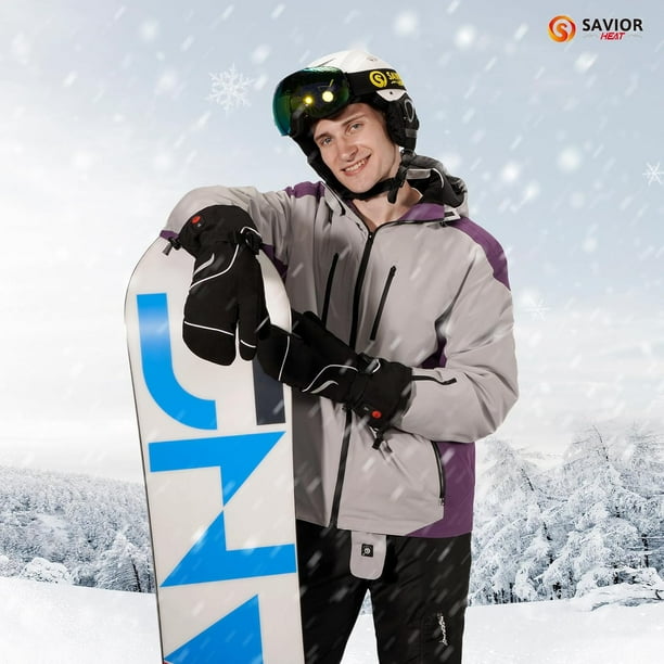 Mitaines Chauffantes Rechargeables | 3 Niveaux De Chaleur | Gants électriques Homme & Femme | Idéal Pour Vélo, équitation, Chasse, Pêche, Ski Et Neige