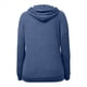 thumbnail image 4 of Sudadera con Capucha de Punto Acanalado para Mujer, Sudaderas Extragrandes con Bolsillo Tipo Canguro, Tops Casuales Holgados con Cordón Azul L, 4 of 7