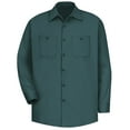 thumbnail image 2 of Red Kap Men's Long Sleeve Wrinkle-Resistant Cotton Work Shirt, 2 of 5
