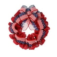 thumbnail image 2 of Day Welcome Wreath Door Hanging Independence Day Wreath Decoration Door Wreath Decoration, 2 of 7