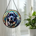 thumbnail image 5 of 89Bloom Newfoundland Window Hanging Stained Glass, Newfoundland Suncatchers for Windows Stained Glass, Stained Glass Dog suncatcher, Dog Stained Glass, 5 of 8