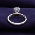 thumbnail image 3 of AFFY Hidden Halo Solitaire Engagement Ring for Women, 3.50 Carat (ctw) Rectangular and Round IGI Certified Lab Grown Diamond Ring in 14K Solid White Gold Jewelry Gift for Her Size-8.5, 3 of 6