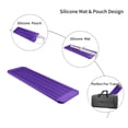 thumbnail image 5 of EIOKIT - Estuche de viaje de silicona resistente al calor para planchas, rizadores, planchas para el cabello, rizadores y herramientas de peinado (morado, 1 unidad), 5 of 5