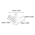 thumbnail image 2 of WEUVEB 25Pcs Plastic Canopy Tent Connector White Three Way Pipe Fitting for Outdoor Tents, 2 of 8