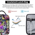 thumbnail image 4 of Portable Insulated Lunch Bag for Men and Women, Reusable Thermal Tote with Front Zipper Pocket, Lightweight Anime Inspired Cooler, 4 of 6