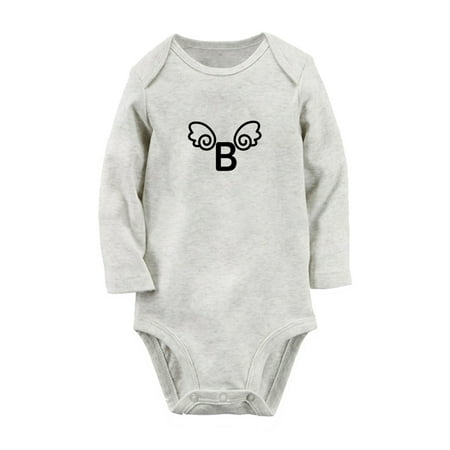 

Angel B Twins Babies Rompers Newborn Baby Unisex Bodysuits Infant Jumpsuits Toddler 0-12 Months Kids Long Sleeves Oufits (Gray 6-12 Months)