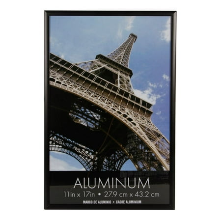 Frame: Aluminum, Black, 11 x 17 inches