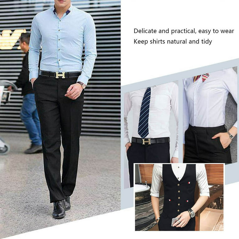 Women Men Shirt Stay Tuck It Belt Non-slip Anti-wrinkling Belt Adjustable  Shirt Tucked Belt Holder 