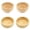 A+B, variant on Mini Wooden Pinch Bowls 1.9-2.2in,Small Unfinished Bowls for Dipping Sauce & Nuts 4PCS