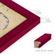 thumbnail image 2 of Seashell Ephemera I - Framed Print w/glass - Cherry Red, 2 of 7