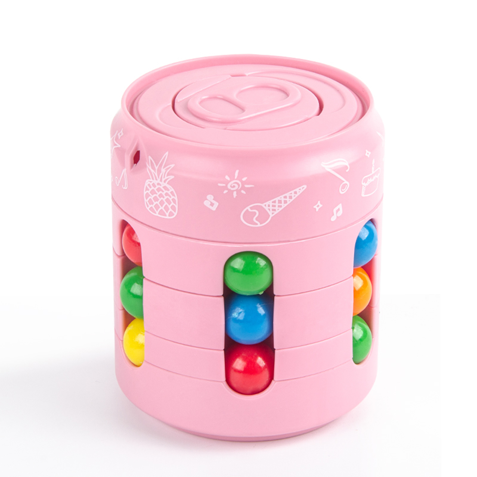 Cans Magic Bean Cube Finger Toys Spinner Rotating Toys Reliever Stress