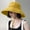 Yellow, variant on Sun Hats for Women Men Wide Brim UPF 50+ Adjustable Outdoor Summer Hat for Hiking Camping Beach Travel Lightweight Breathable Large Visors for Women Clutch Hats for Men Portable Visor Mens