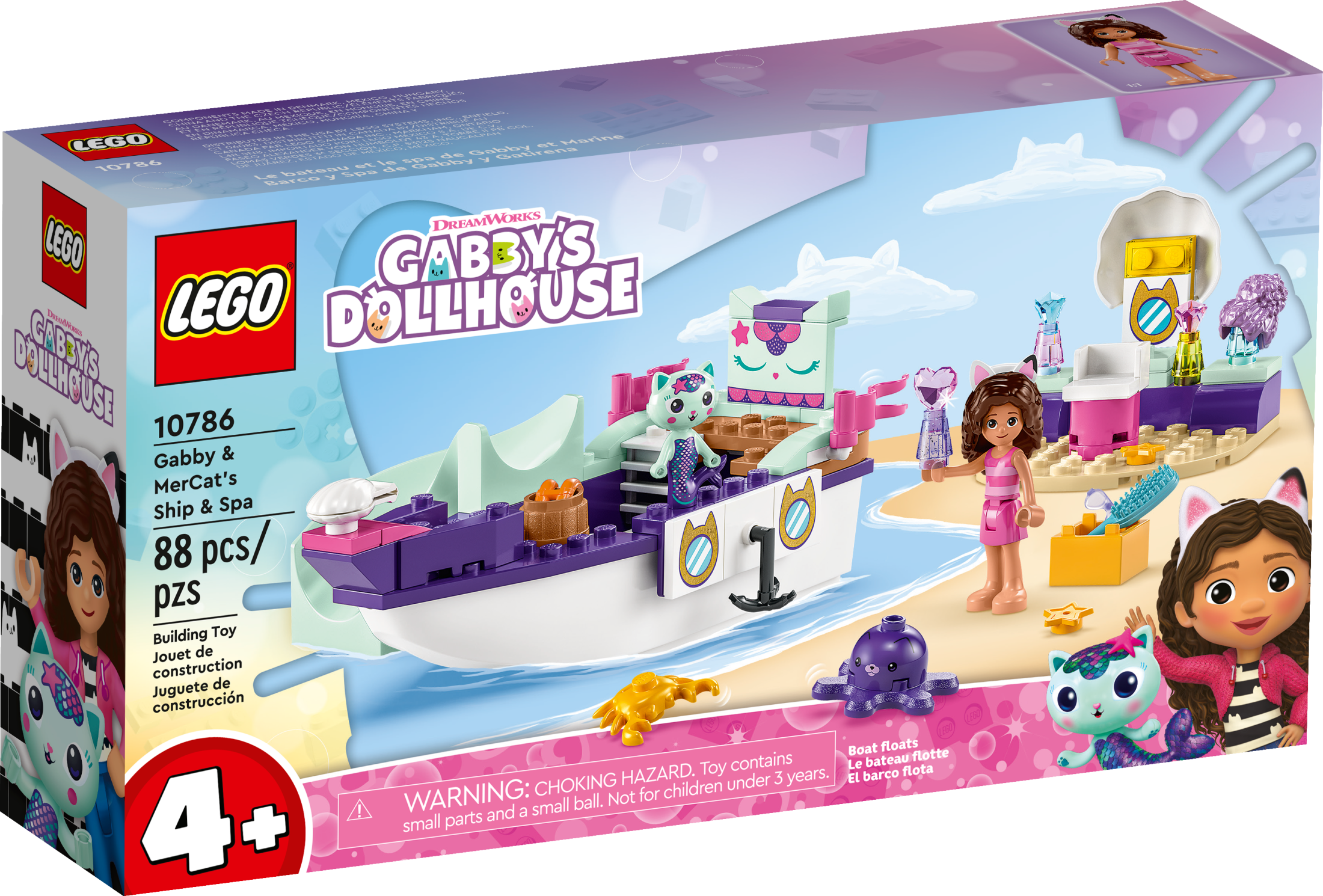 LEGO 10786 Gabby's Dollhouse Gabby & MerCat's & Spa Building Toy