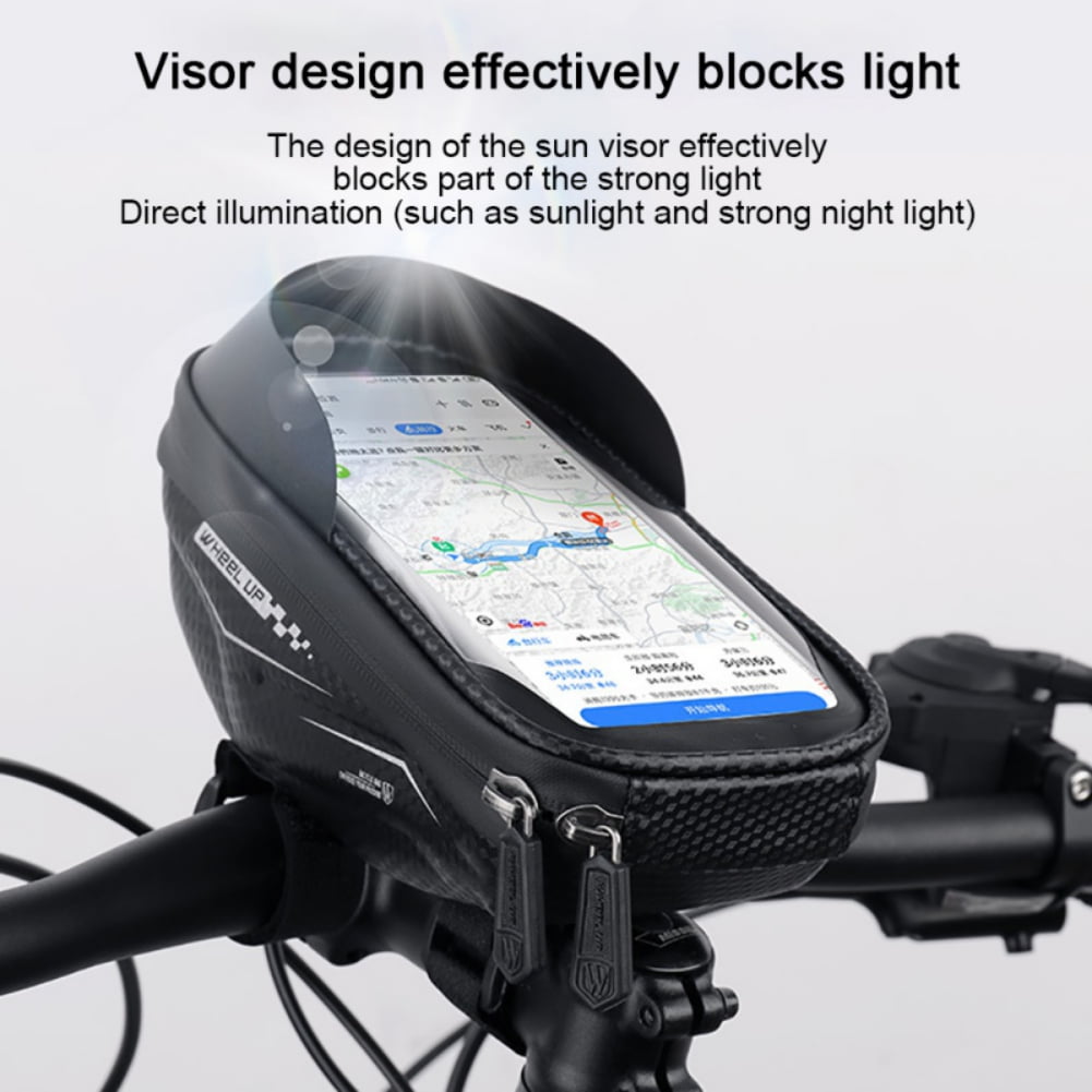 Details about   Front Frame Waterproof Bike Bag Cycling Bicycle Top Tube Pouch Phone Holder MTB 