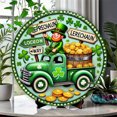 thumbnail image 4 of MXTPOV St Patricks Day Decorations, St. Patrick's Day Sign Sham's Wood Hanging Sign Wooden St. Patrick's Day Front Door Decorative Luck Shamrocks Mountain Shaped Wall ,Home Decor, 4 of 4