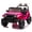 Pink, variant on Joyracer 12V Kids Ride on Car with Remote Control, 4-Wheel Suspension, Bluetooth Music, USB/MP3, LED Headlights, Slow Start, Electric Ride On Toy for Boys & Girls, Black