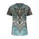 thumbnail image 5 of Fiudx Ofertas Relámpago Blusa Superior con Botones de Color Sólido y Cuello Redondo, Informal, Cómoda Ya La Moda para Mujer, 5 of 5
