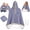 Blue, variant on Heated Shawl Wraps for Women Heated Wearable Blanket,Portable Cordless Cape, Wearable Heated Blanket,Portable USB Heated Blanket Shawl with 3 Heat Settings & Fast Heating