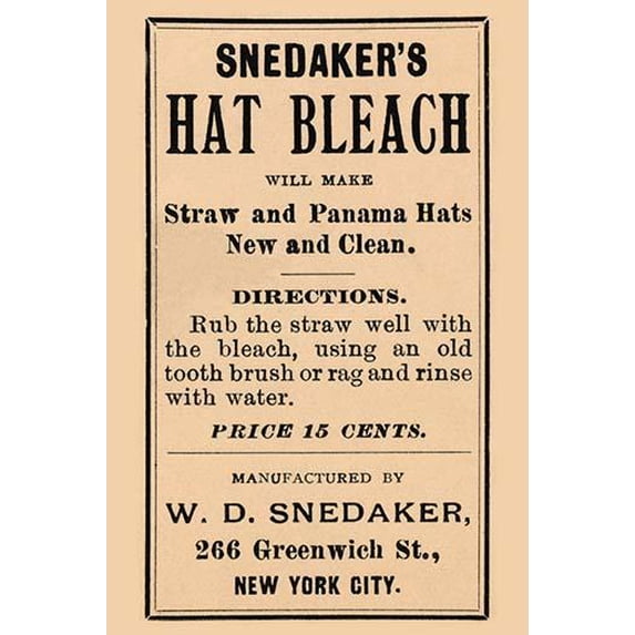 Hat Bleach-Fine Art Canvas Print (20" x 30")