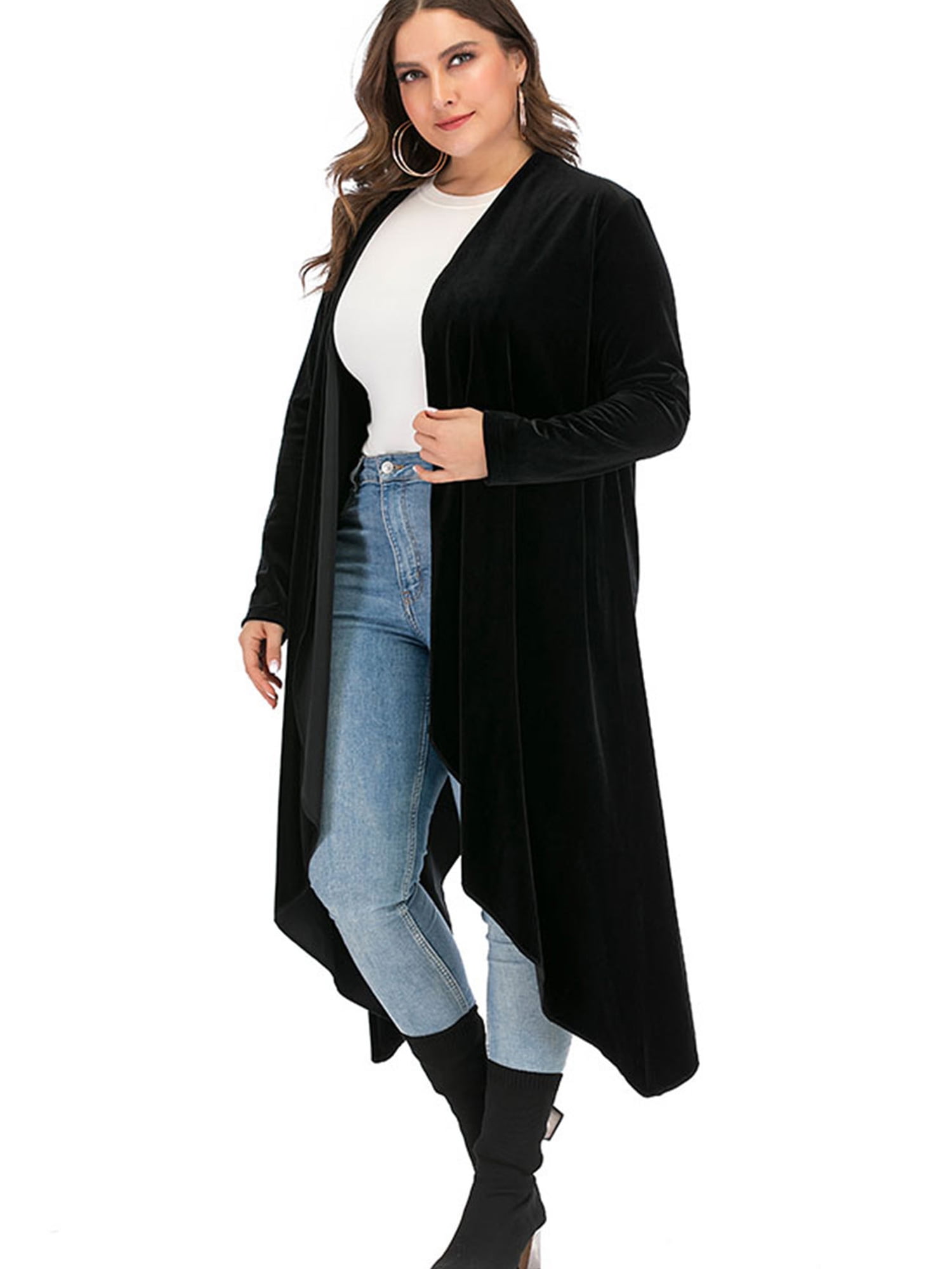 velour cardigan ladies