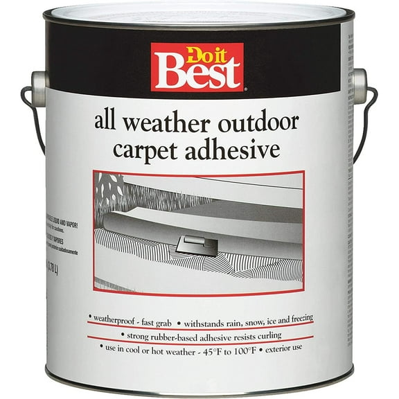 Do it Best All Weather Outdoor Carpet Adhesive - 1 Gallon, Beige