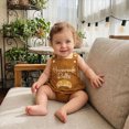 thumbnail image 4 of KPOPLK Baby Boys Girls Bubble Romper Overalls Embroidery Suspender Jumpsuit Fall Infant Outfit Clothes,Size 6-12 Months, 4 of 5