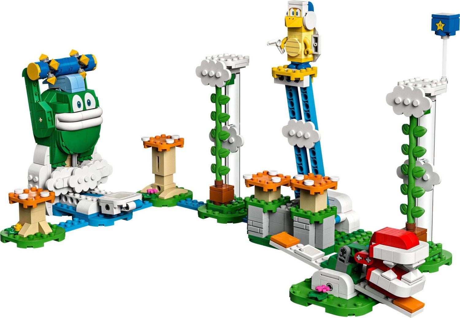 LEGO Super Mario Big Spike’s Cloudtop Challenge Expansion Set 71409 Toy Building Kit (540 Pieces)