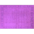 thumbnail image 1 of Ahgly Company Indoor Rectangle Oriental Purple Traditional Area Rugs, 4' x 6', 1 of 4