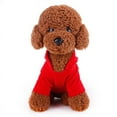 thumbnail image 2 of Spencer Pet Dog Christmas Pompon Hoodie Outfit Jacket Cat Puppy Clothes Winter Sweater for Small Medium Dogs, 2 of 5