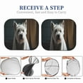 thumbnail image 6 of Fotbe Dog Wrapped in Towel 1 2-Piece Car Windshield Sun Shade | Sun Blocker for Car Windshield | Foldable Automotive Interior Accessories for Sun Protection-Small, 6 of 7