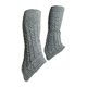 thumbnail image 5 of Calentadores de pierna de patinaje figurado altos calcetines calientes calientes calcetines de calcetines de patinaje de cable para entrenamiento de Gris, 5 of 8