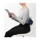 thumbnail image 5 of Almohada de viaje Brookstone Free Form de espuma viscoelástica azul, 5 of 7