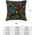 thumbnail image 5 of Gamer Gaming Farmhouse Throw Pillow Covers 18x18 Inch Fall Pillow Case Soft Pillowcase Cushion Covers Set of 2 for Sofa Bed Bedroom Car Chair Living Room Home Decorative, 5 of 6