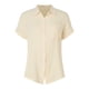 thumbnail image 4 of Camisa de manga corta con botones y textura para mujer: blusa informal de corte holgado para el trabajo, 4 of 8