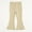 Beige, variant on Swuxness Girls Flare Leggings Long Pants, Fall Pants for Girls, Girls Stretchy Flare Leg Pants with Elastic Waist Comfortable Home Wear for Kids Beige, 8-9 Years