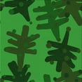 thumbnail image 1 of Ahgly Company Machine Washable Indoor Square Transitional Deep Emerald Green Area Rugs, 6' Square, 1 of 7