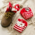 thumbnail image 6 of SPRING PARK 2 Pairs Cute Kids Christmas Reindeer Dog Animal Socks Warm Winter Middle Tube Crew Socks Cotton Socks, 6 of 8