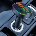 thumbnail image 2 of Kieccall Colorful Ambient Light Car MP3 Player - Bluetooth Hands-Free With AUX Input, Vibrant Lighting For In-Car Ambiance & Music Streaming, 2 of 8
