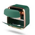 thumbnail image 2 of Estuche multiusos para pañuelos faciales, resistente al polvo, impermeable y colgante. chapado en verde, 2 of 2