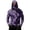 Purple, variant on Sun Protection Shirts for Men Performance Fishing Hoodie Shirt with Thumbholes - UPF 50 Sun Protection Camo Long Sleeve Shirts Quick-Dry